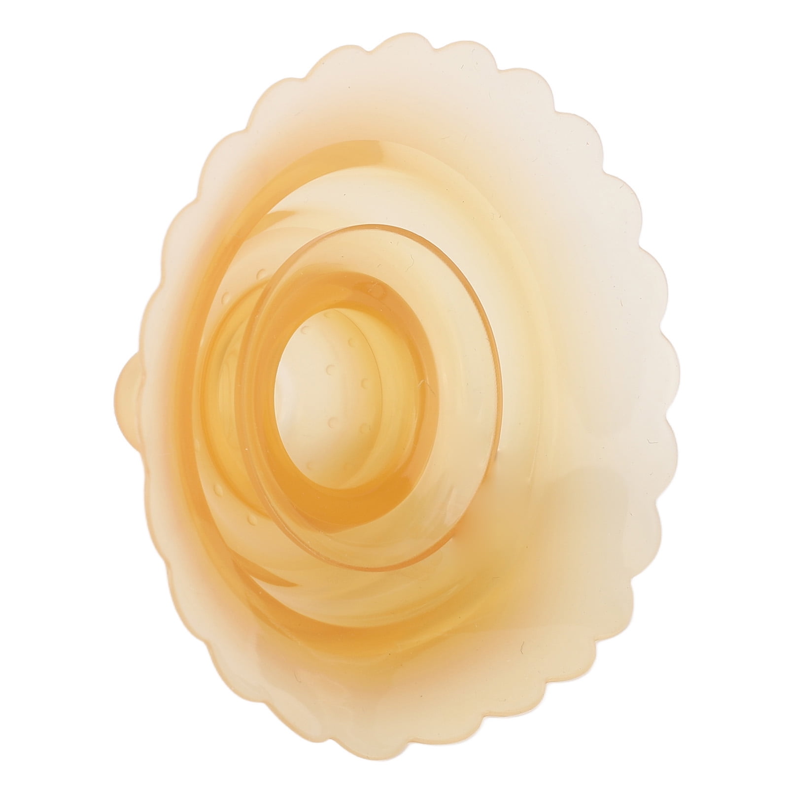 Nipple Protector, Circular Silicone Breastfeeding Nipple Petal Edged