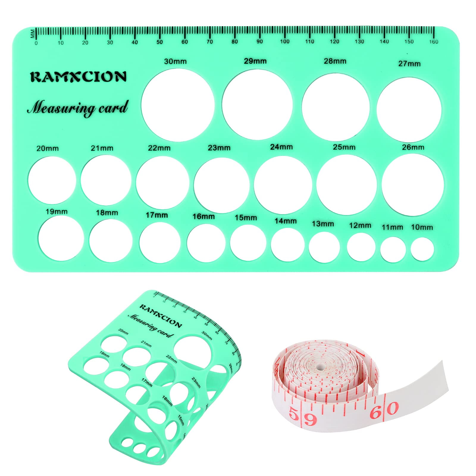 Nipple Ruler, Nipple Rulers for Flange Sizing Measurement Tool, Silicone & Soft Flange Size
