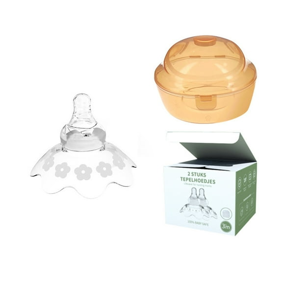 Nipple Shields for Nursing Newborn Petal Nipple Guards Cover for Breastfeeding for Flat or Inverted Sore Nipples