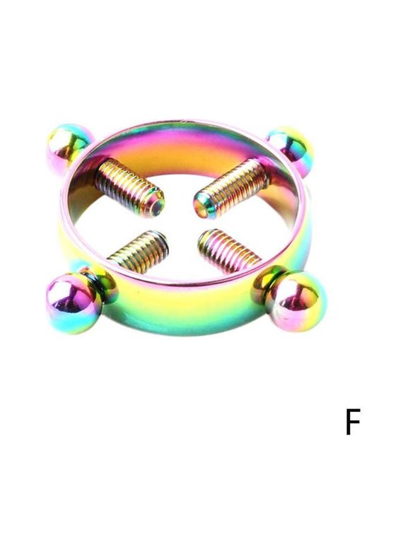 Acekiily Stainless Steel Nipple Ring Clip Non-Piercing Adjustable Body Clips Jewelry for Women(Gold Style Acekiily Stainless Steel Nipple Ring Clip Non-Piercing Adjustable Body Clips Jewelry for Women(Gold Style