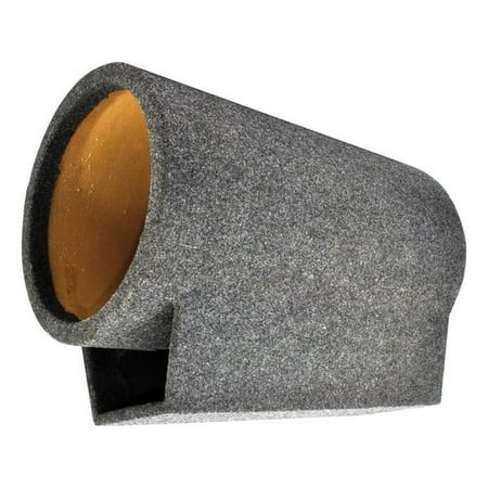 12" Subwoofer Tube Box Carpeted Enclosure Turbo Vent Nippon Charcoal Colored