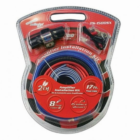 Nippon 1500W AMP Wiring Kit Audiopipe 8 GA for Systems