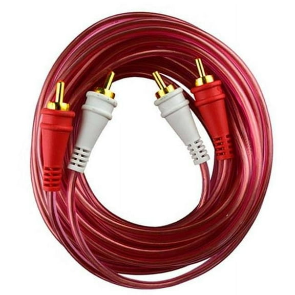 Nippon AMPG3 3 ft. Audiopipe OFC Clear Installer Series RCA Cable