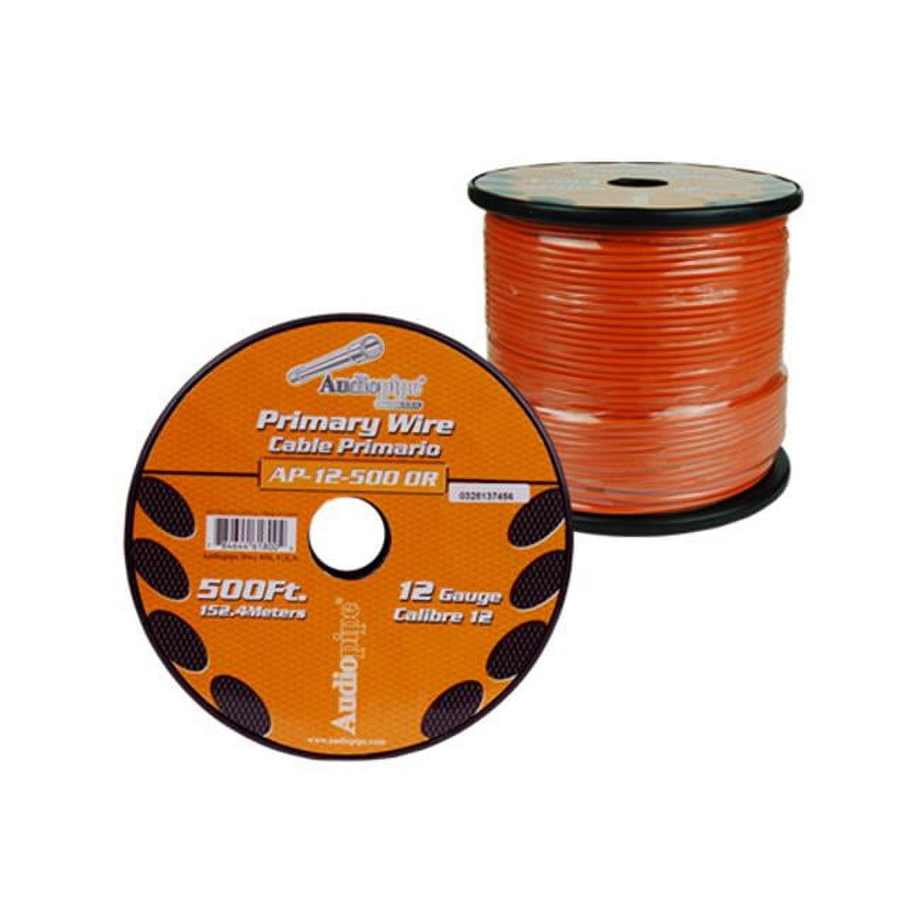 Nippon AP12500OR 500 ft. 12 Gauge Primary Wire, Orange - Walmart.com