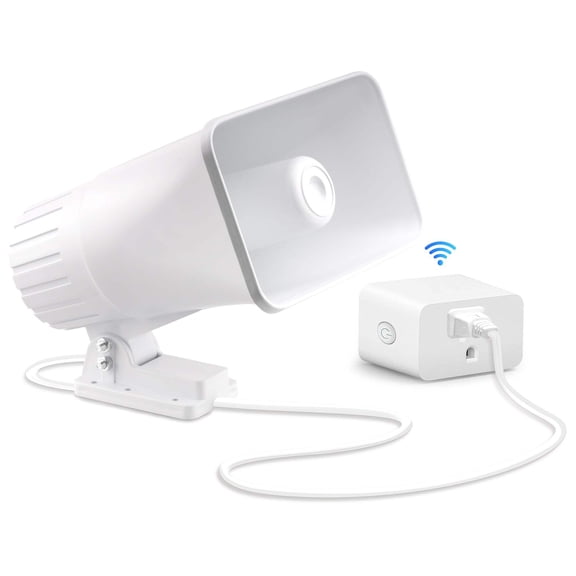 High Decibel High Power Alarm Security Siren (TC-S7545-110), with Wi-Fi Socket for Remote Activation