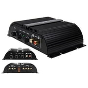 Audio XTM200 2-Channel IC Amplifier, 200W Max Power, Compact Car Audio Amplifier with RCA Inputs & Bass Boost