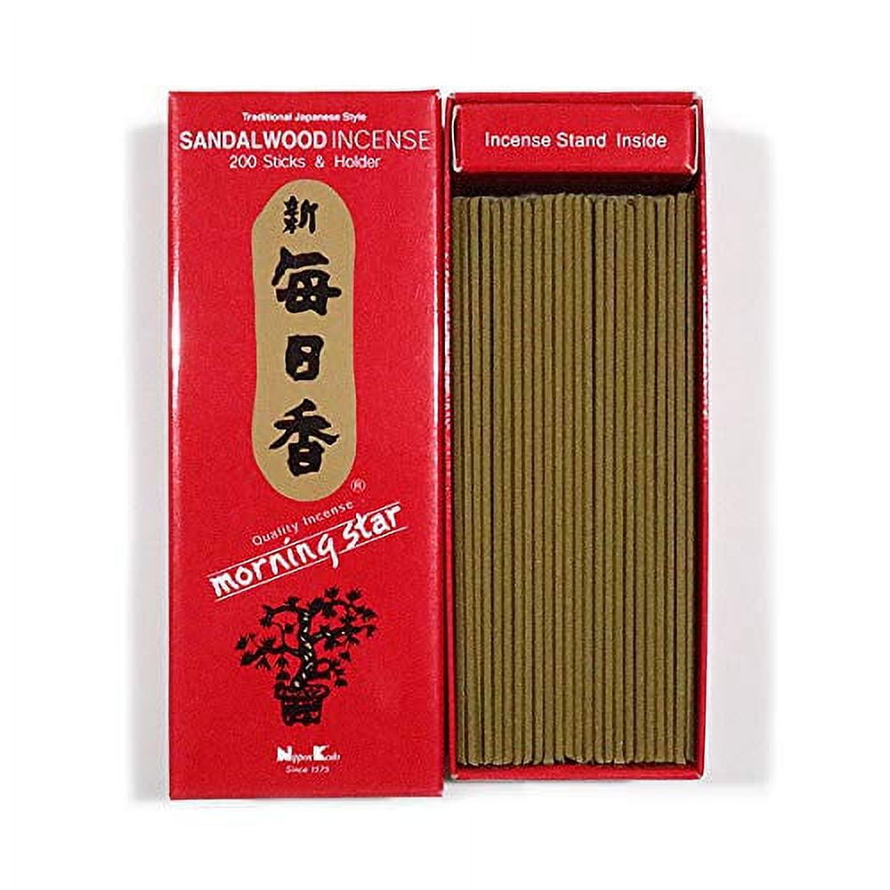 Nippon Kodo Morning Star Sandalwood Incense, 200 Sticks