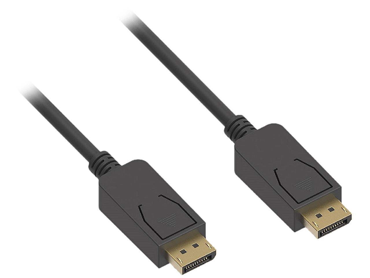 Nippon Labs 15Ft DisplayPort Male/Male Cable V1.2 4K up to 144Hz, Black DP1.2 Ca