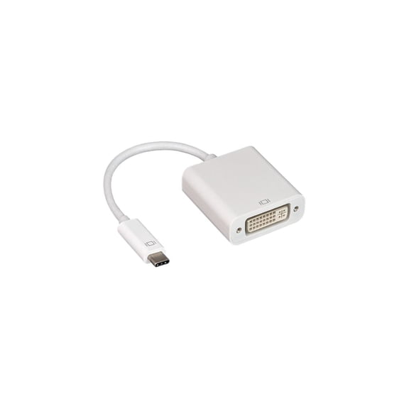 Nippon Labs 30UC-CDVI USB 3.1 Type-C to DVI Adapter, White