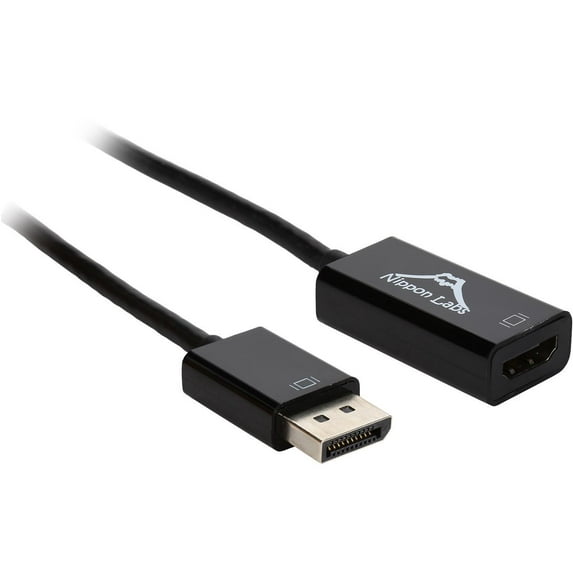 Nippon Labs 6" DP DisplayPort Male to HDMI Female 1080P Passive Adapter (AD-DP-HDMI-PS)
