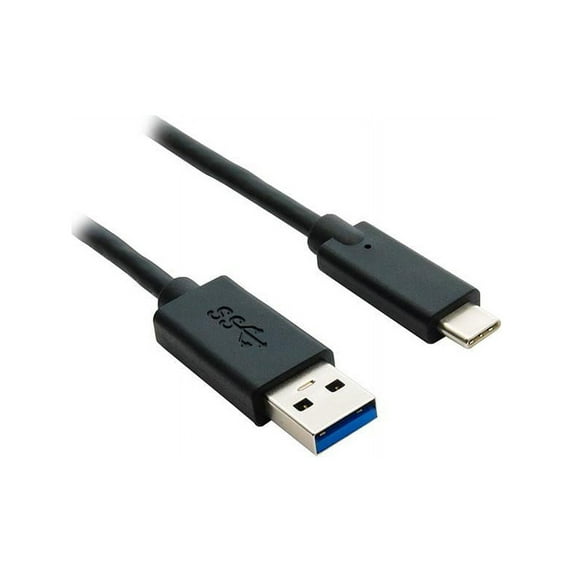 Nippon Labs 60USB3-31CA-3 USB Type-C Male to USB 3.0 (G1) A Male Cable, 3 ft. USB-C To A Black Cable