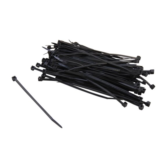 Nippon Labs CT-4MINI-BK Nippon Labs 4" Mini Cable Ties Black Color 100pcs/Bag