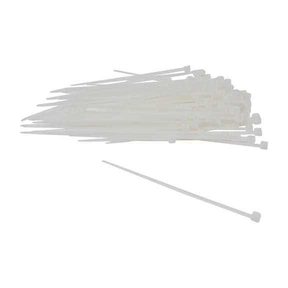 Nippon Labs CT-4MINI-NA Nippon Labs 4" Mini Cable Ties Natural Color 100pcs/Bag
