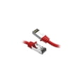 thumbnail image 1 of Nippon Labs Cat8 RJ45 3ft Ethernet Patch Internet Network LAN Cable, In/Outdoor, 26AWG, Shielded Latest 40Gbps 2000MHz, Weatherproof S/ftP -in Wall, Outdoor for Gaming/Router/Modem/PC/Switch (Red), 1 of 2