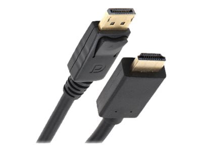 Nippon Labs DP-HDMI-10 10 ft. Black DisplayPort to HDMI DisplayPort to HDMI Cable Male to Male