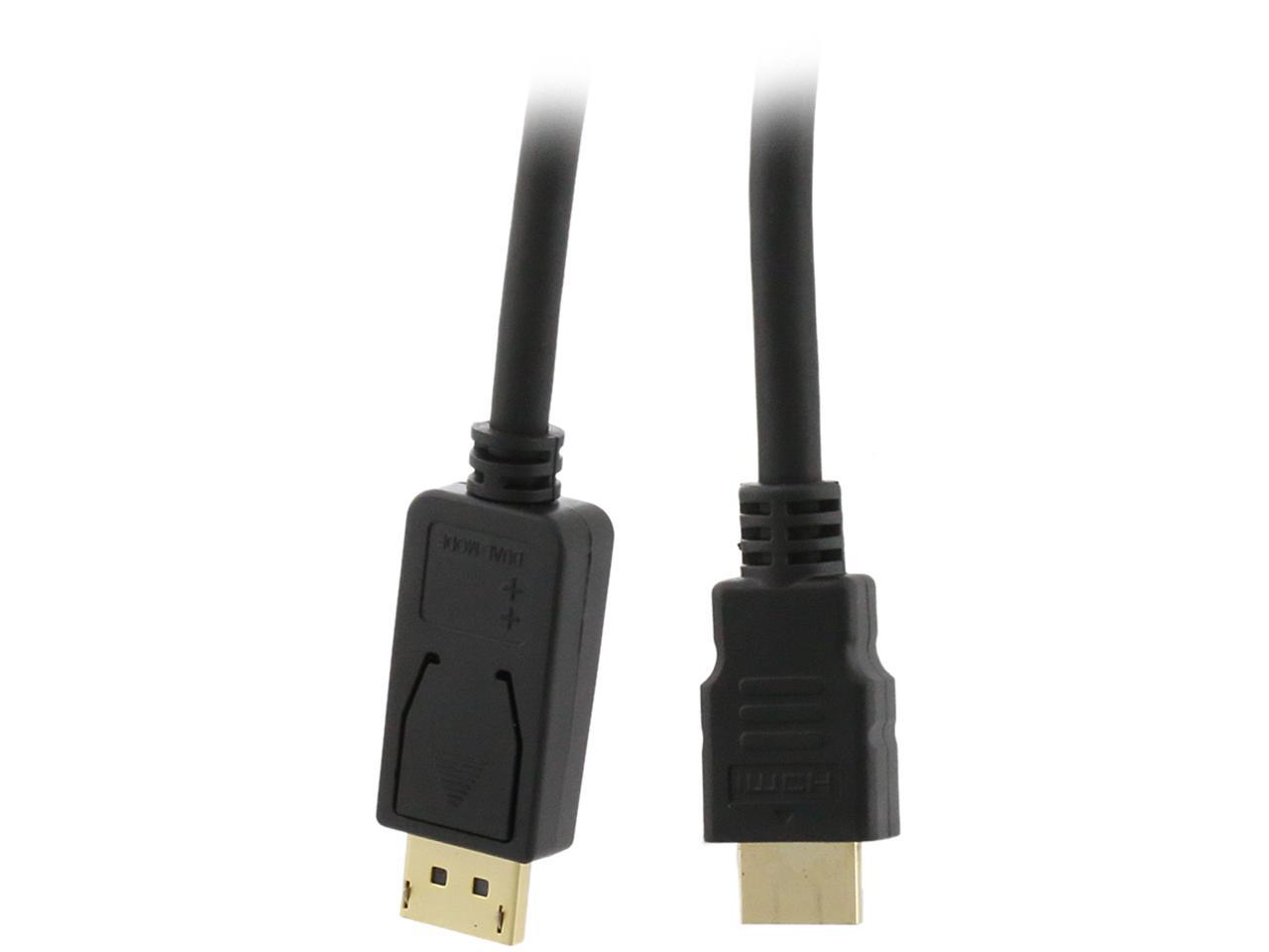 Nippon Labs DPHDMI25 DP to HDMI Cable 25 ft, Gold Plated DisplayPort