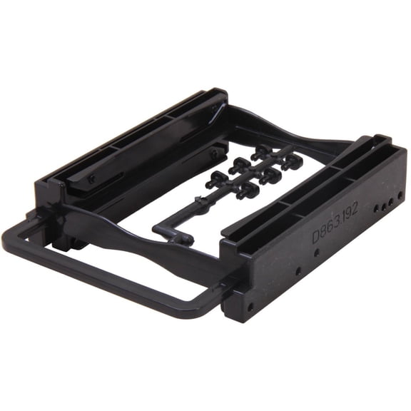 Nippon Labs HDB-252A Screw Less Dual 2.5" HDD/SS Plastic Bracket Black Color