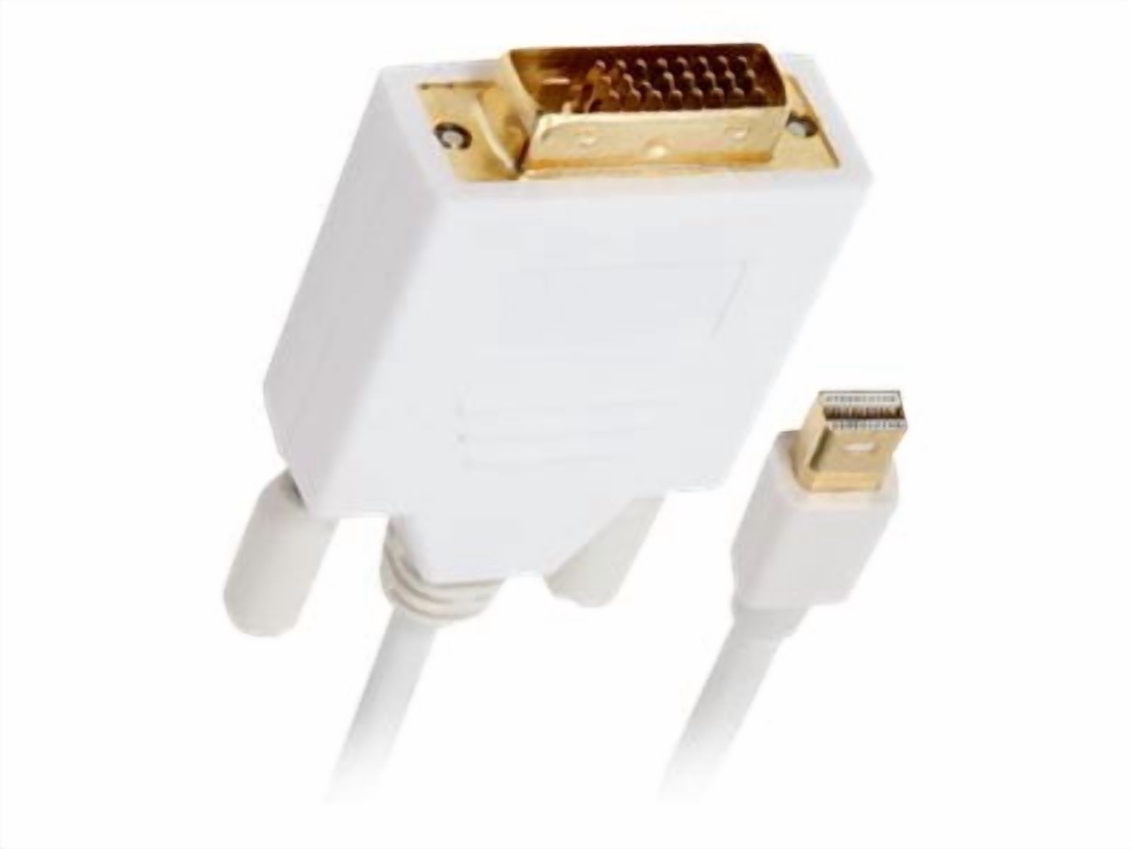 Nippon Labs MINIDP-DVI-3 3 ft. Mini DP DisplayPort Male to DVI Male Adapter Cable, White
