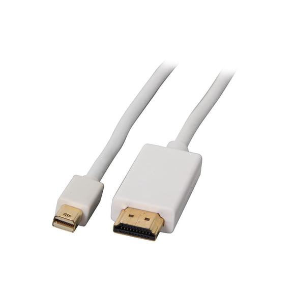 Nippon Labs MINIDP-HDMI-6 6 ft. Mini DP DisplayPort Male to HDMI Male Adapter Cable, White