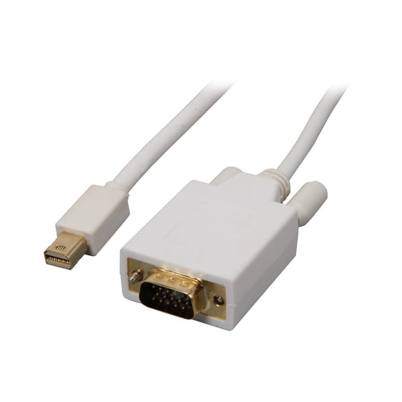 Nippon Labs Model MINIDP-VGA-10 10 ft. Mini DisplayPort to VGA 10ft  32 AWG Cable M-M 10 feet- OEM