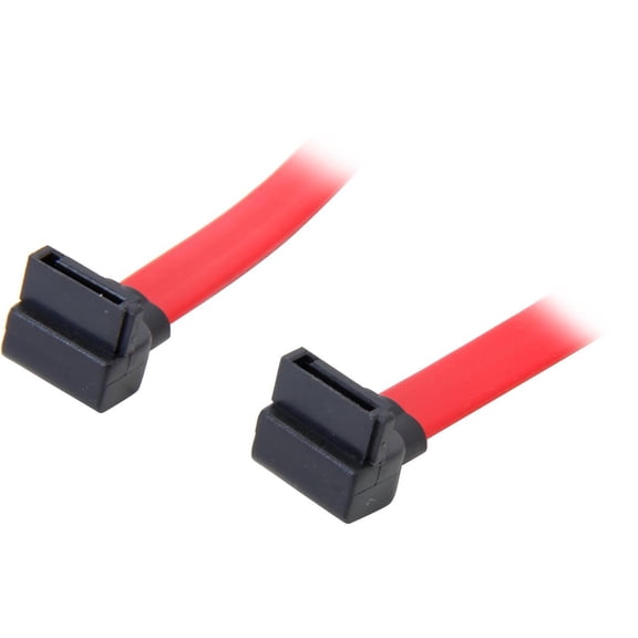 Nippon Labs SATA3-1.5FT-90R 1.5 ft. SATA III Male to Male Cable with Right Angel Connectors, Red
