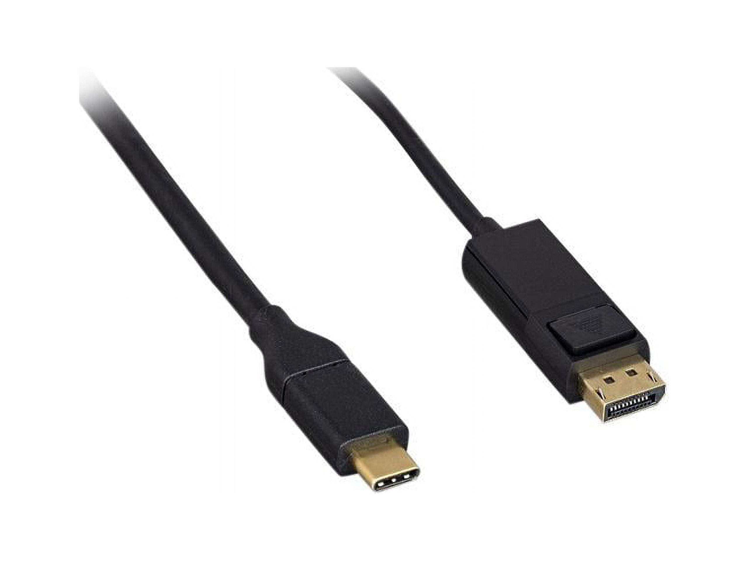 Nippon Labs USB 3.1 3 ft. USB-C to DisplayPort Cable 4K@60HZ, 3' Type C to DP Adapter Cable, Black