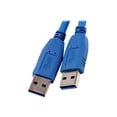 thumbnail image 1 of Nippon Labs USB3-10MM 10ft. Blue USB 3.0 A Male to A Male Cable Gold Plated Connectors, 1 of 2
