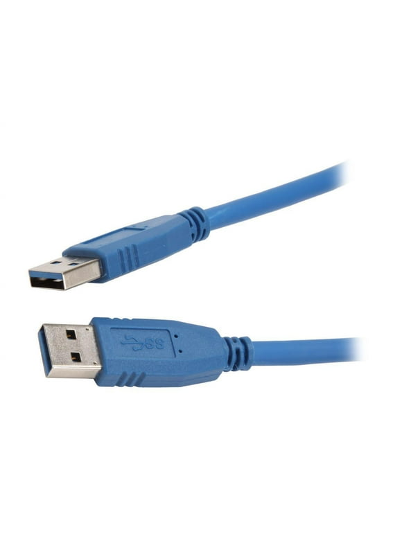 Nippon Labs USB3-6MM 6 ft. Blue USB 3.0 A Male to A Male 6ft Cable 6 feet