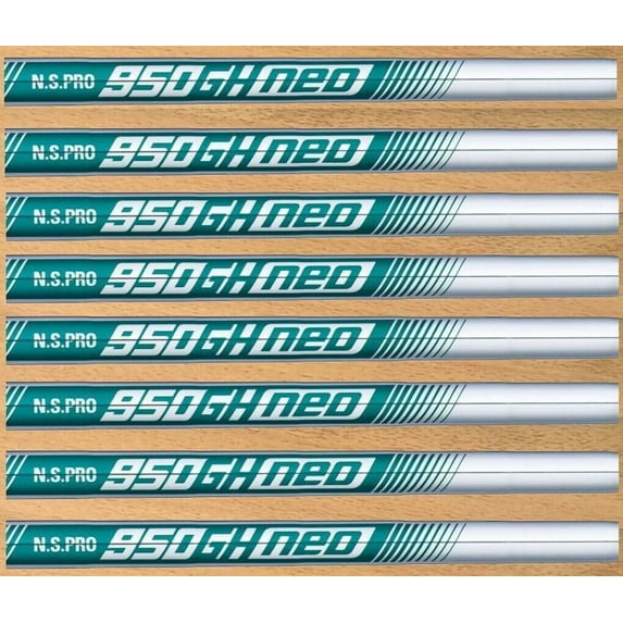 Nippon NS Pro 850GH NEO .355" Golf Club Replacement Iron Shafts Stiff Flex Set Of 8 (3-PW)