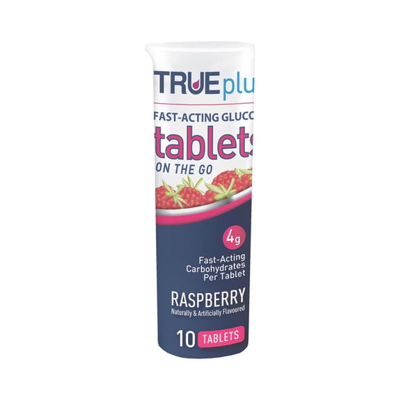 TRUEplus Glucose Chewable Tablet P1H01RS-10 1 Bottle,  10 per Bottle