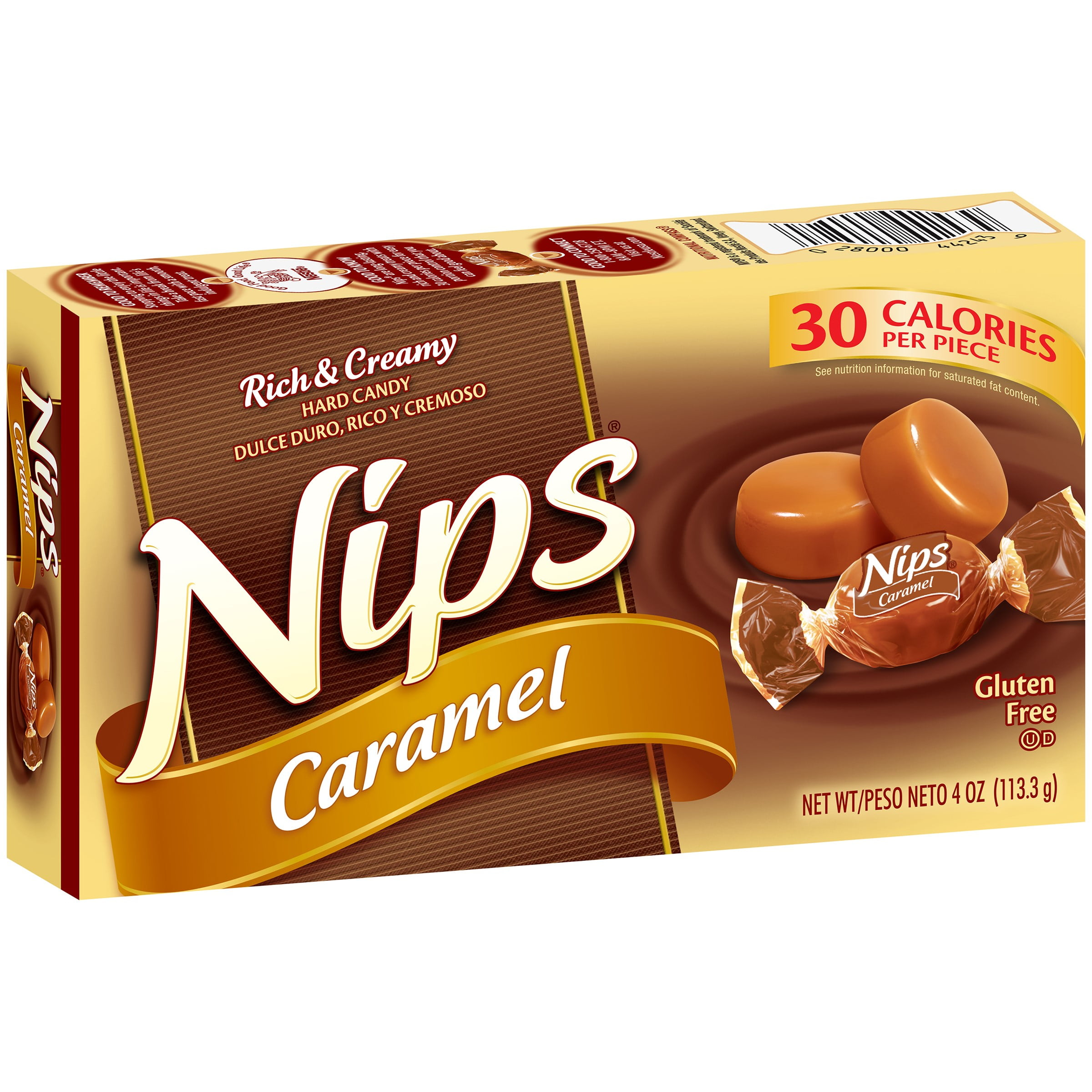 Nips Caramel Hard Candy 4 Oz. Walmart