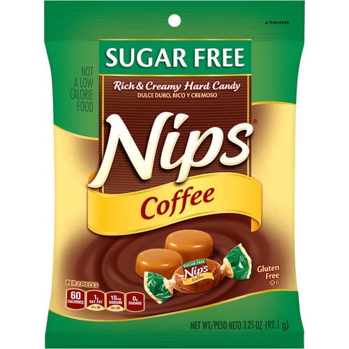 Nips Sugar-Free Coffee Hard Candy, 3.25 Oz.