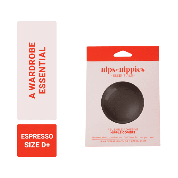 Nips by Nippies Women's Adhesive Nipple Covers, Sizes A - D 