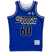 Nipsey Hussle Men's Headgear Classics Boogie #60 Embroidered Basketball Jersey (Small, Blue)