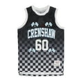 thumbnail image 1 of Nipsey Hussle Men's Headgear Classics Crenshaw 60 Checkered Basketball Jersey (Small, Black), 1 of 3
