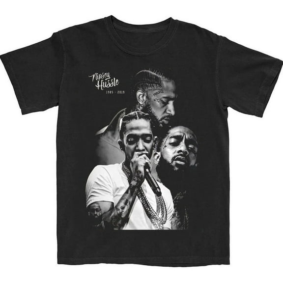 Nipsey Hussle Shirt Live Gift For Fans Black All Size T-Shirt 4H1434