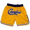 thumbnail image 1 of Nipsey Hussle X Kobe Bryant Headgear Classics Crenshaw Mamba Basketball Shorts (Large, Yellow/Purple (Lakers Colorway)), 1 of 5