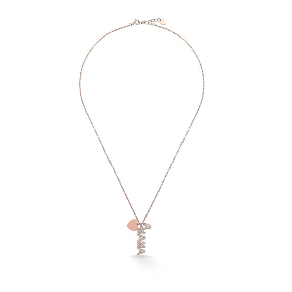 Nipura Rosegold Sterling Silver Love MaMa Necklace