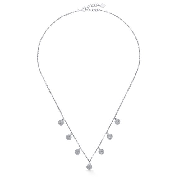 Nipura Sterling Silver Seven Charms Necklace