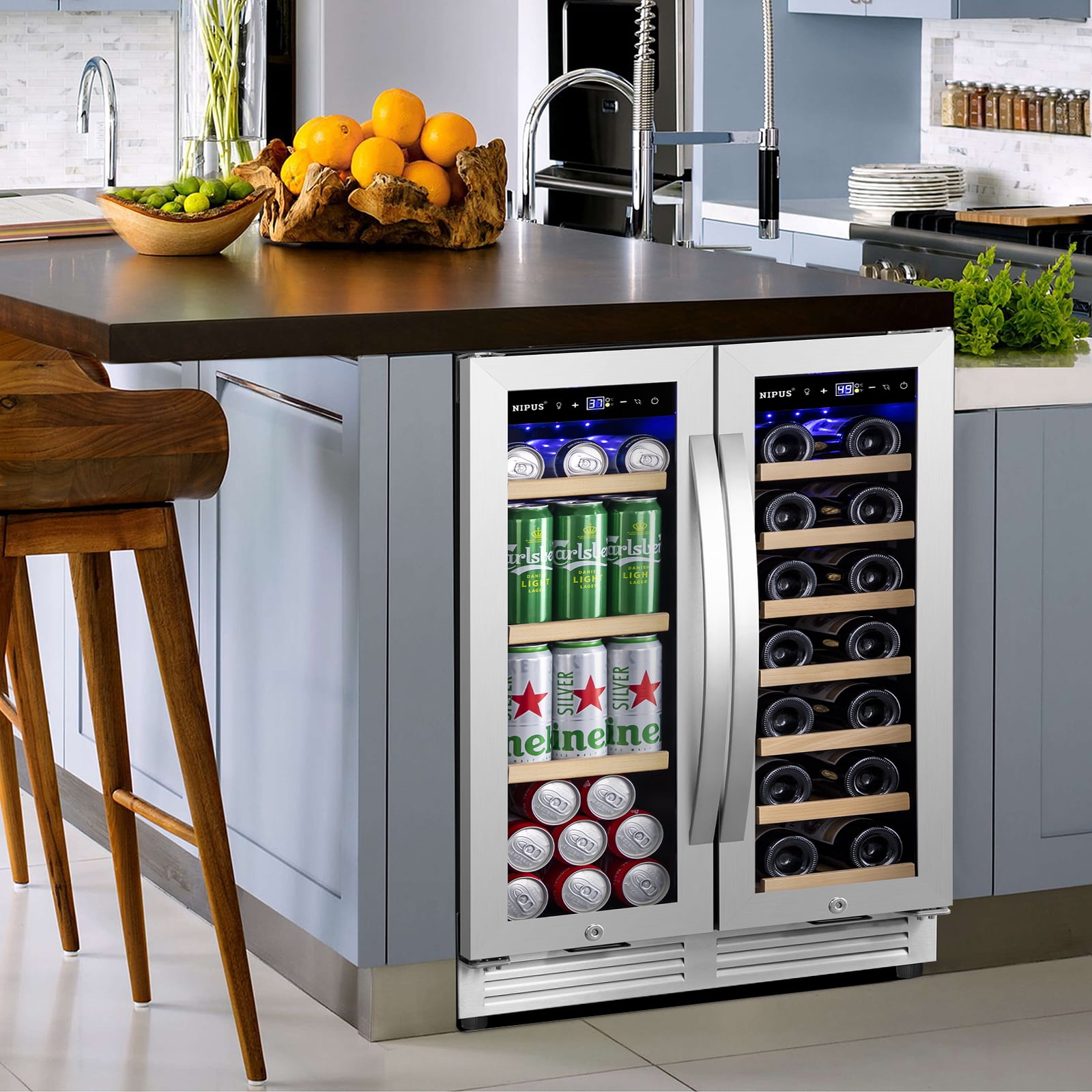Built in beverage online cooler 24 inch