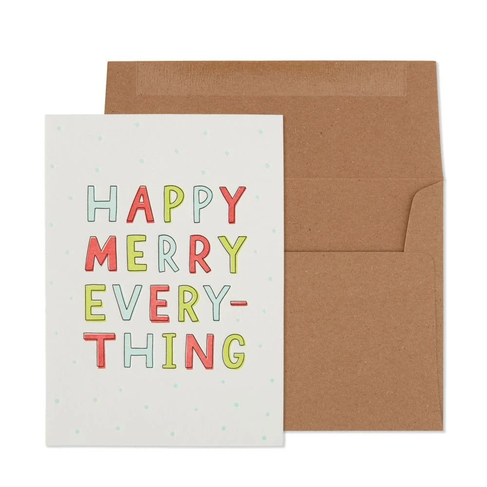 Niquea.D, Happy Merry Everything Christmas Card