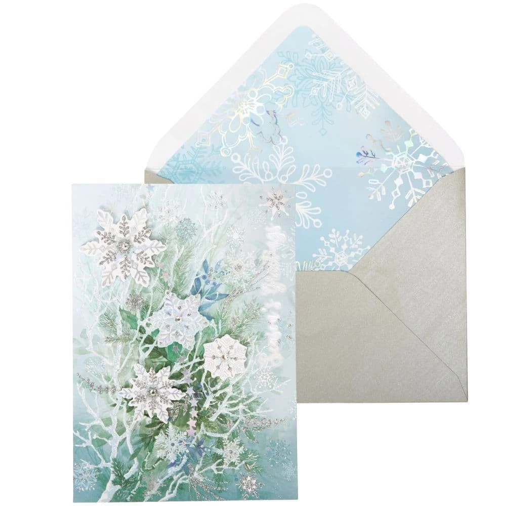 Niquea.D, Snowflake Branch Christmas Card