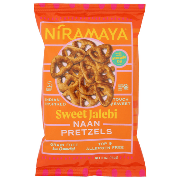 Niramaya Sweet Jalebi Pretzels 5 oz (Pack of 12)