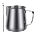 thumbnail image 1 of Niriyo 600ml Milk Frothing Pitcher with Spout – Stainless Steel Jug for Coffee Accessories, Latte Art, Barista Tools, Measurement Marks, or Cappuccino Maker, Large Capacity & Durable, 1 of 9
