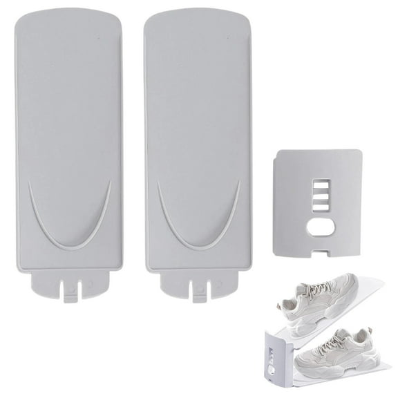 Niriyo Adjustable Closet Shoe Stacker Double Layer Space-Saving Organizer for Efficient Closet Storage and Footwear Display