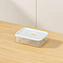 Niriyo Freezer Organizer Bins Stackable Refrigerator Food Containers, Portable Plastic Storage Boxes