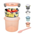 thumbnail image 1 of Niriyo Leakproof Parfait Cups Portable Meal Prep Containers | 20oz Sealed Yogurt Jars With Lids Spoons Salad Breakfast, 1 of 9