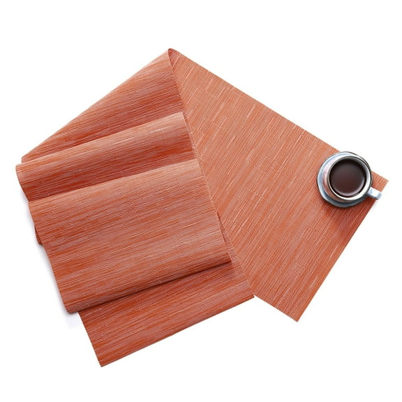 Niriyo PVC Table Runner 53x15in - Heat Insulation Placemat for Wedding, Dining Table Decor