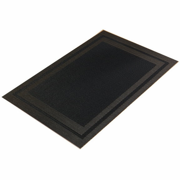 Niriyo Woven Vinyl Placemats – Elegant, Stain-Proof Table Mats, Heat-Resistant, Wipe-Clean Mats for Dining Room, Patio & RV, Reusable instead of Disposable Runners