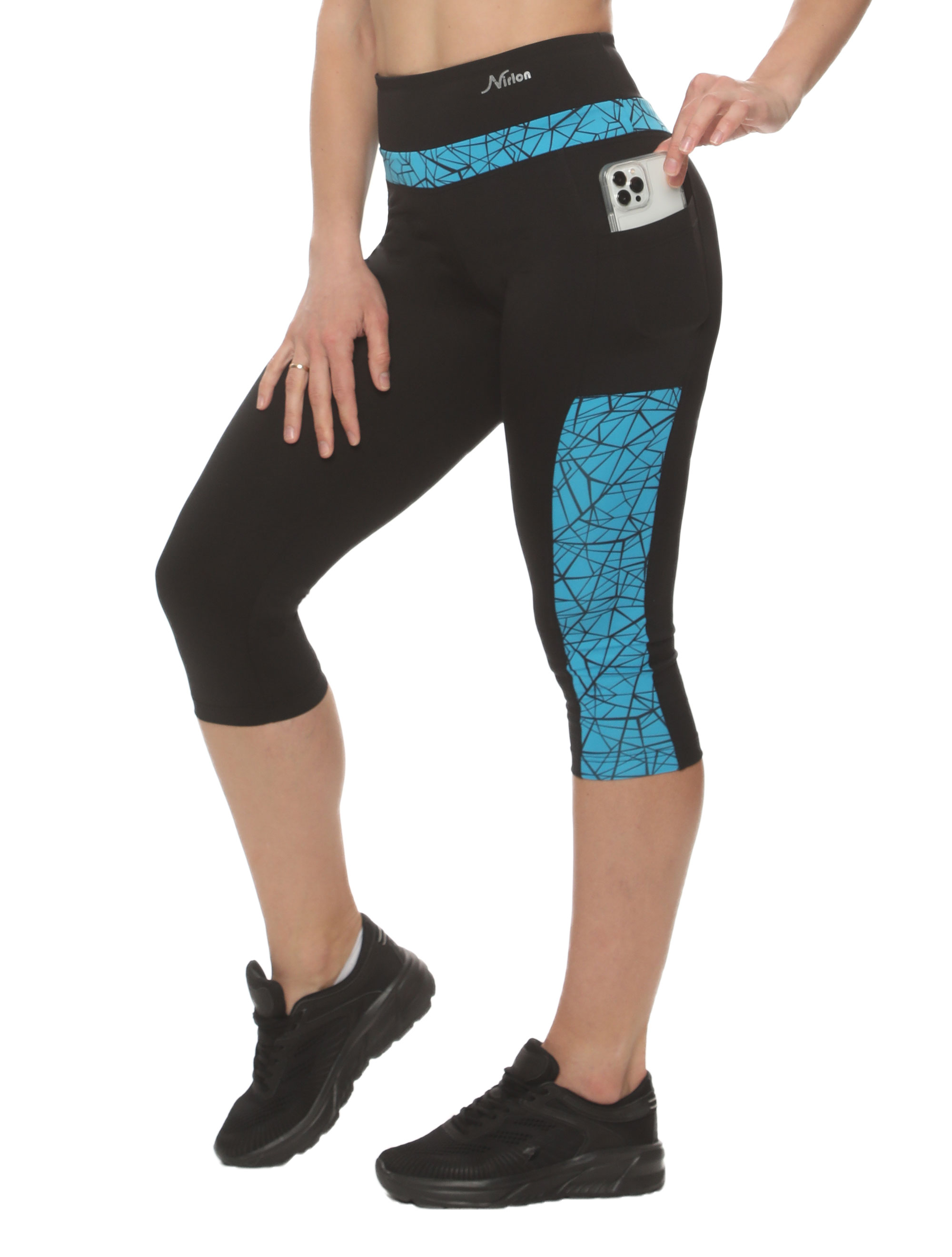 Nirlon Leggings Con Tasche Alla Caviglia Donna – Vita Alta, Anti Squat, Cotone Spandex (Nero, Antracite, Blu Navy E Altri)